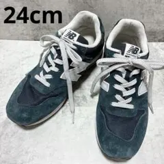 大人気✨New Balance 996スニーカー ダークグリーン　24cm