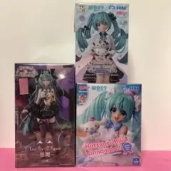 初音ミク・ラスカル悪魔 ・シナモロール ホワイトドレスVer.・おすましVer.