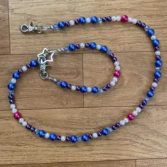 犬用　カラフルビーズペットリード