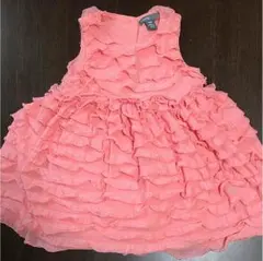 ベビーギャップ ワンピースドレス 70 80 サーモンピンク 衣装コスチューム