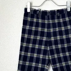 【新品タグ付き】EASTBOY ハーフパンツ チェック柄 ポケット付き ウール混