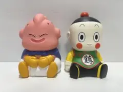 一番くじ ドラゴンボールZ 限界突破編 ソフビ貯金箱賞 魔人ブウ チャオズのサムネイル