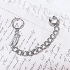 チェーン安全ピン イヤーカフ ダミピ 穴不要 韓国