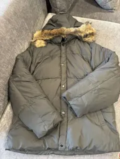 【美品】無印良品 ファー付き黒ジャケット Ｌのサムネイル