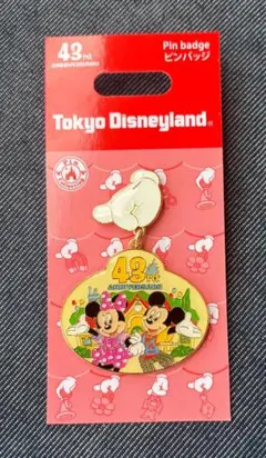 ディズニー_ピンバッジ★東京ディズニーランド：43周年(TDL)