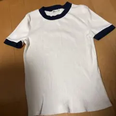 ZARA レディース　リブ半袖