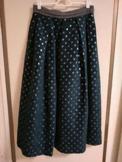 イエナラブークル　ドットジャガードタックスカート