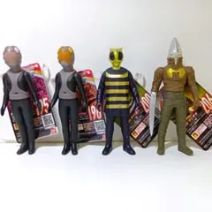 【新品未使用】　ウルトラ怪獣　ソフビ　ミニフィギュア　タグ付き　4体　まとめ売り