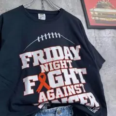 E*k様 フルーツオブザルーム 半袖tシャツ 黒 M US古着 アメフト デザイ