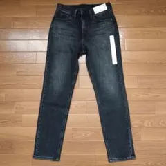 UNIQLO スリムストレートジーンズ25 ダークグレー 456459 ユニクロ