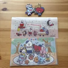 BT21 セット（ラバーチャーム＆クリアファイル）