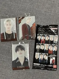 セブチ　ツインウエハース　シール3点　エスクプス　ジュン