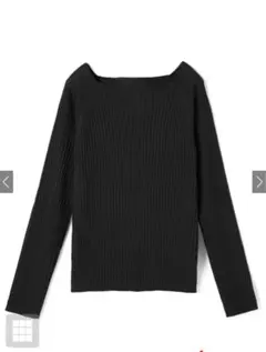 GRL スクエアネックリブニットトップス［rut072］Mサイズ