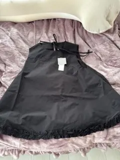 cocaブラックキャミソール M/L フリル付き