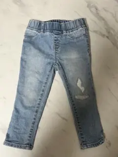 GAPライトブルー ダメージ加工 ボトムス 2歳用