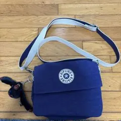 S*a様 Kipling ネイビー ショルダーバッグ