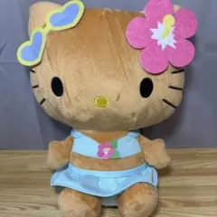 ハローキティ Lぬいぐるみ 日焼けギャル