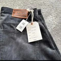 CALEE ブラック コーデュロイパンツ M