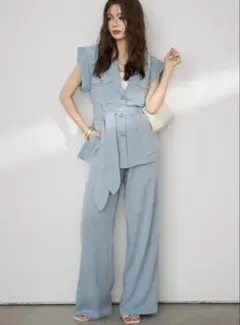 正規品新品frene♡ステッチスクエアショルダーセットアップ