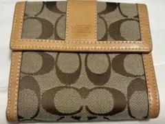COACH コーチ　財布　二つ折り　ダブルホック