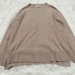 【a4584】アースミュージックエコロジー 美品 クルーネックセーター 無地