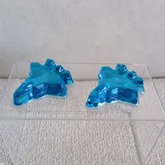 琉球ガラス製F15型箸置き2個セット