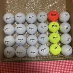 スリクソン19球+ブリヂストン5球☆ロストボール