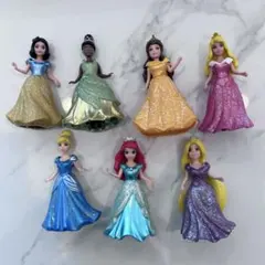 マジッククリップ　ディズニープリンセス 7体セット
