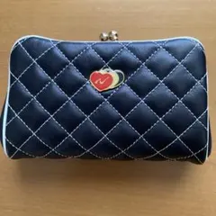 未使用　ナツキbyキタムラ（Kitamura）　親子がま口の本革財布　ポーチ