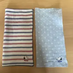 SNOOPY スヌーピー　ガーゼハンカチ　２枚セット　入学　入園