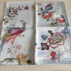 WEDGWOOD 花柄ハンカチ