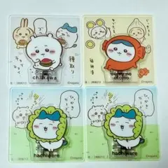 ちいかわ アクリル シーン クリップ ビスケット　４個セット