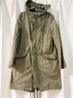 BEAUTY&YOUTH カーキ モッズコート S