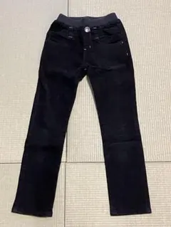 黒色　コーデュロイ長ズボン