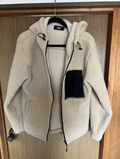 【美品】AZUL by MOUSSY フリースジャケット M ベージュ