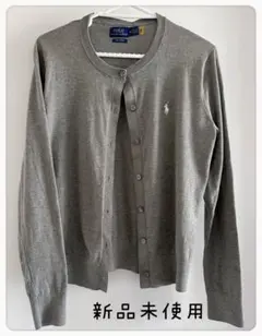 値下げしましたPolo Ralph Lauren グレー カーディガン US M