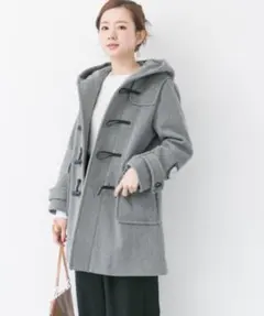 アーバンリサーチ　グレー フード付きダッフルコート