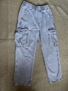 H&M カーゴパンツ ライトブルー M