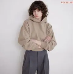 極美品 シールームリン ヘビースウェット ジップフーディー ショート丈 ブラック Heavy Sweat Zipフーディー