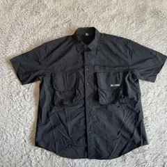 CAMP7 반소매 나일론 셔츠 XL 블랙 빅 포켓