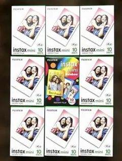 FUJIFILM instax mini 90枚Rainbow 10枚 100枚