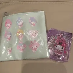 未開封2点ガチャガチャ　マイメロディ＆クロミ アニバーサリーグッズコレクション