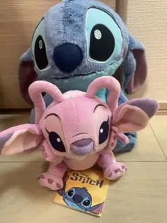 ディズニー　スティッチ＆エンジェルぬいぐるみ