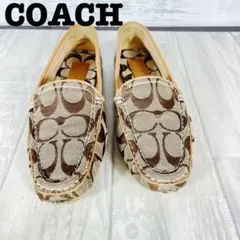 COACH コーチ　モカシンスタイル フラットシューズ