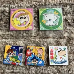 クレヨンしんちゃん チョコビシール、チョコサクバーシールセット4枚