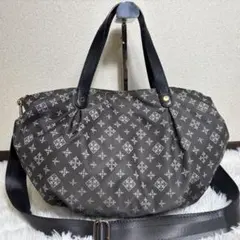 極美品✨ラシット　ショルダー　レザー　モノグラム　総柄　2way A4可　多収納