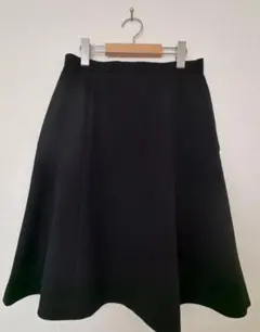 事務服　en joie フレアスカート 13号 ブラックのサムネイル