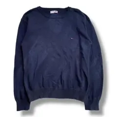F1323　【即購入OK】　TOMMY HILFIGER　コットンニット　XL