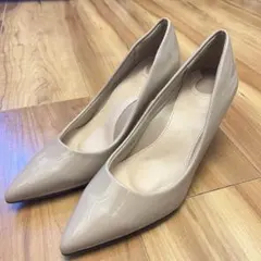 【美品】 RANDA 走れる美脚パンプス 24cm ベージュ ヒール