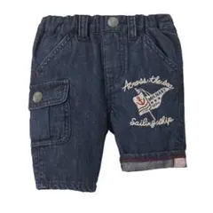 ミキハウス　デニム風パンツ